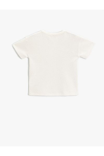 Koton Tricou cu mânecă scurtă imprimat texturat