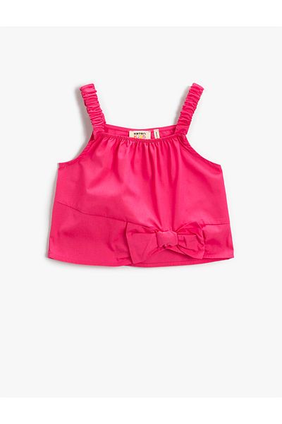 Koton Strappy Poplin Blouse Cotton