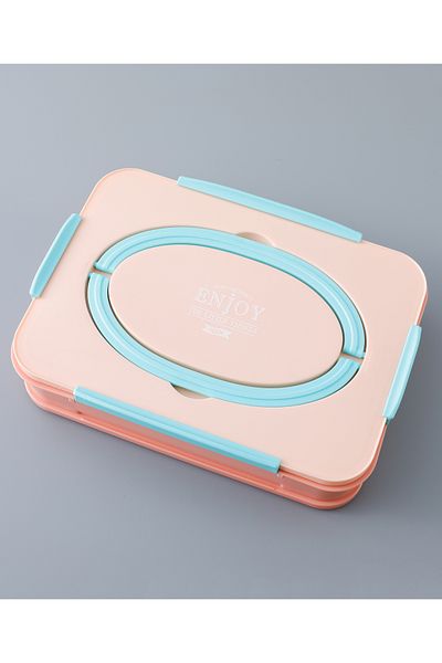 Fab N Funky Kids Pink Insulated Lunch Box - Leakproof, BPA Free, Multi-Compartment, Easy Clean, 3+