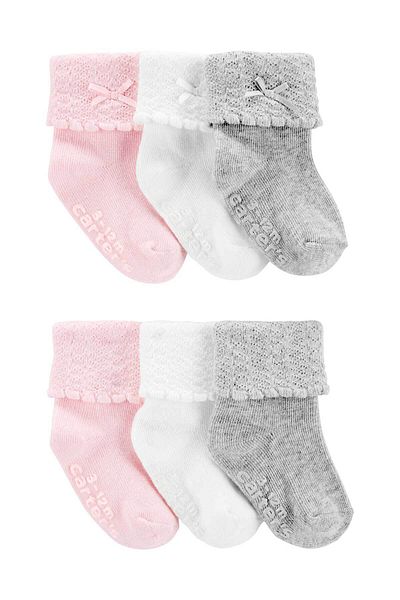 Carter's Baby Girl 6-Piece Socks