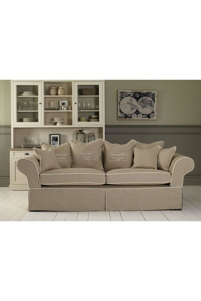 Coastal Homes Ascot Sofa - Keten Kılıflı Koltuk - 250cm