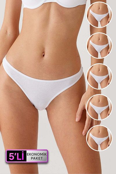 Pierre Cardin Οικονομικό Πακέτο 5 2955 Basic Brief Βαμβακερό εσώρουχο κανονικής μέσης