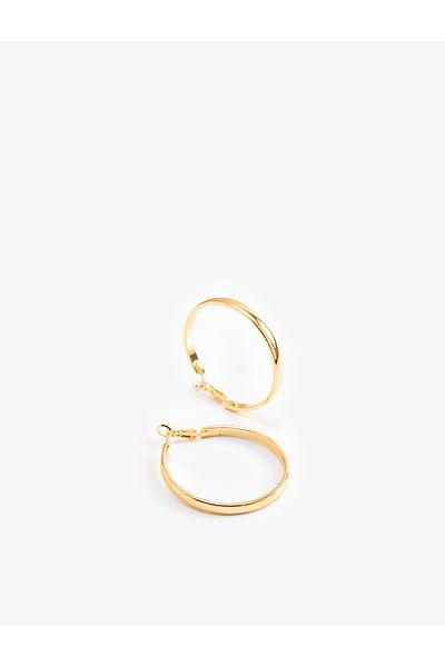 Koton Fine Steel Blend Hoop Earrings