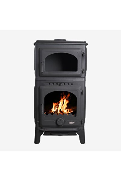Volkan V-58 Fırınlı Küllüklü Döküm Şömine Soba