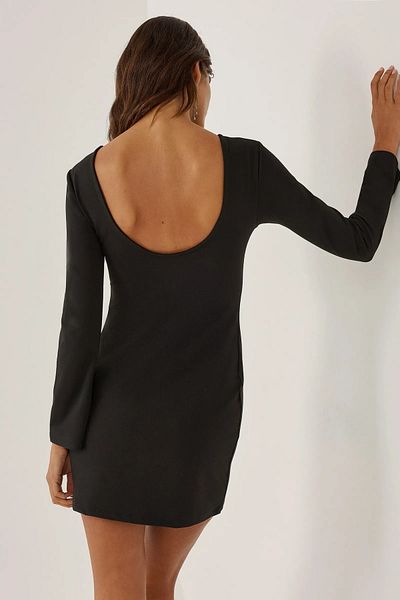 Hiccup Mini rochie bodycon cu spate decoltat