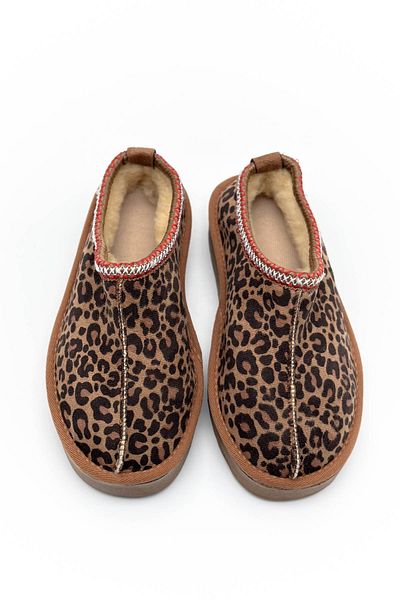 Shoebutik Παντόφλες Cookie με Leopard σχέδιο