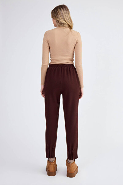 Vitrin Πλεκτό παντελόνι με ελαστική μέση και πλισέ πόδι
