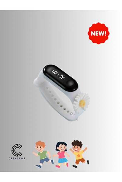 CREACTOR Figürlü Dijital Led Çocuk Saati Dokunmatik Ekranlı Su Geçirmez DİJİ5