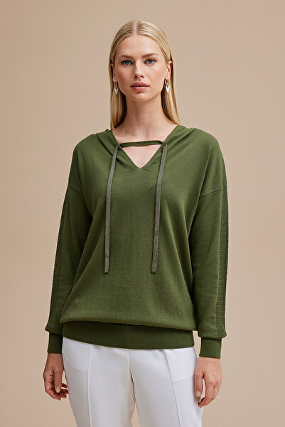 Naramaxx Kapüşonlu Triko Kazak