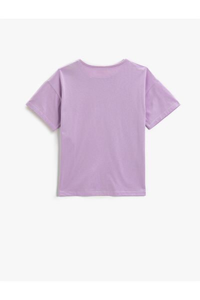 Koton Tricou fetiță liliac 2SKG10117AK