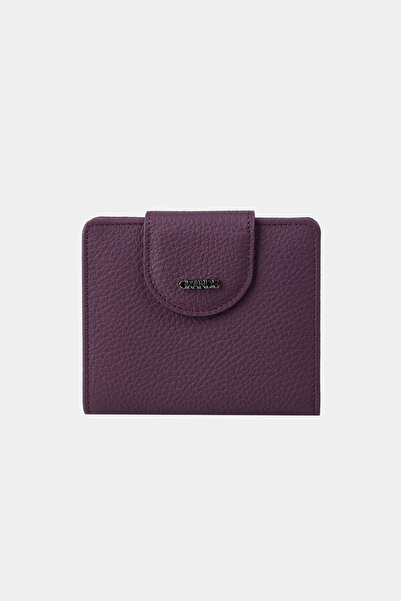 Grande 2818 Model Genuine Leather Women's Wallet - Flother Plum