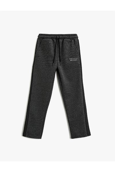 Koton Printed Sweatpants with Pocket Tie Waist Elastic