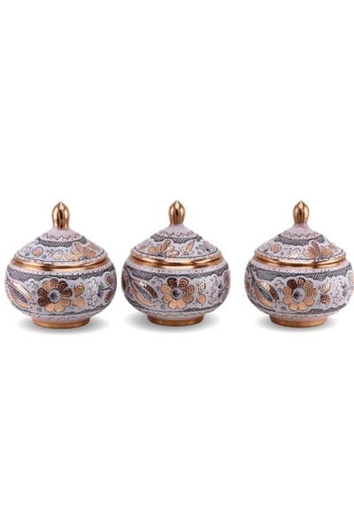 Efsoon Organics Triple Cherry Color Bosnia Copper Spice Bowl 400 ml