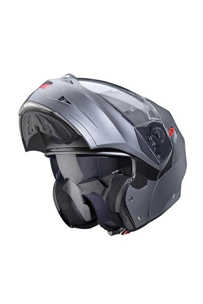 Caberg DUKE X TOUR ÇENE AÇILIR MOTOSİKLET KASKI MATT GUN METAL MAT TİTANİUM