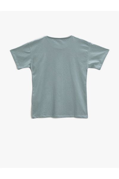 Koton Printed T-Shirt Short Sleeve Crew Neck Cotton