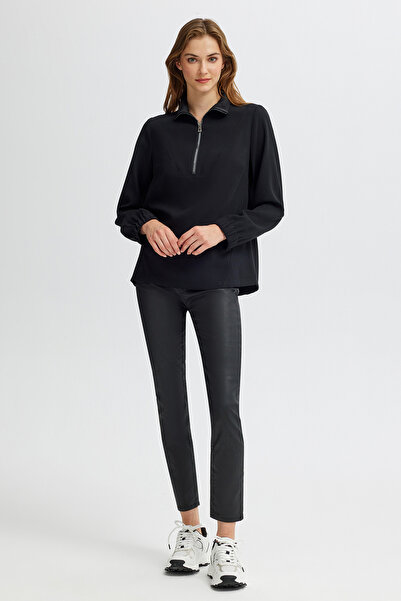 Naramaxx Yakası Fermuarlı Spor Bluz