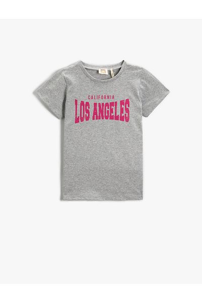 Koton City Printed Short Sleeve T-Shirt
