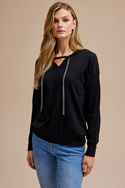 Naramaxx Kapüşonlu Triko Kazak