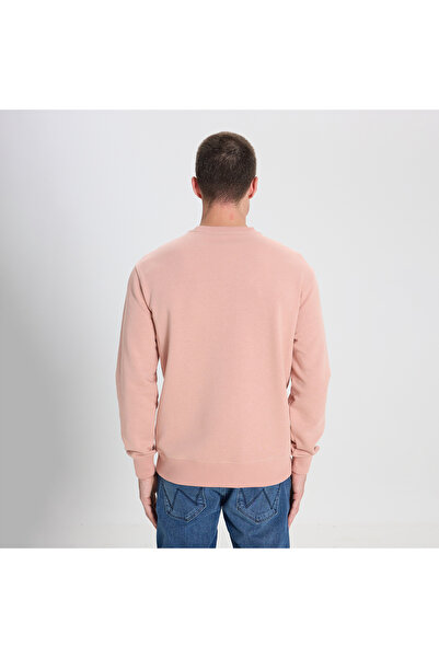 WRANGLER Φούτερ με κανονική εφαρμογή Kesim Bisiklet Yaka Pembe