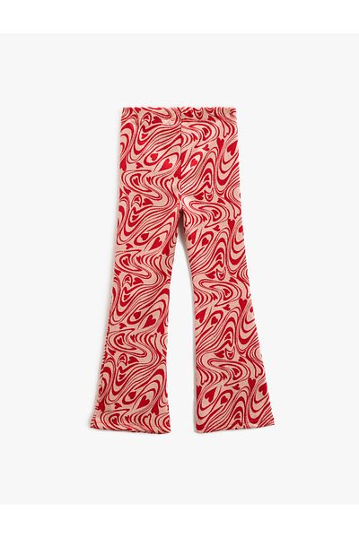 Koton 3skg40117ak Girl's Tights Pink Patterned