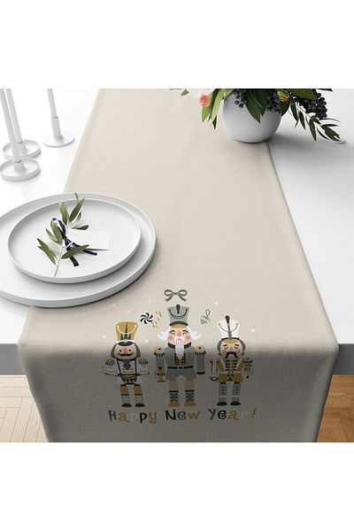 Filamente Χριστουγεννιάτικο μοτίβο Digital Printed Runner - Πρωτοχρονιάτικο 140x40 εκ