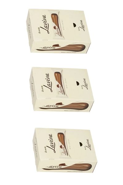 Ülker Laviva 35 Grams X 72 Pieces - Milk Chocolate Finished with Cocoa Biscuits and Dense Dark Chocolate Filling