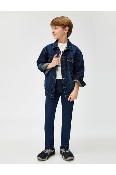 Koton Skinny Jeans - Skinny Jeans with Adjustable Elastic Waist