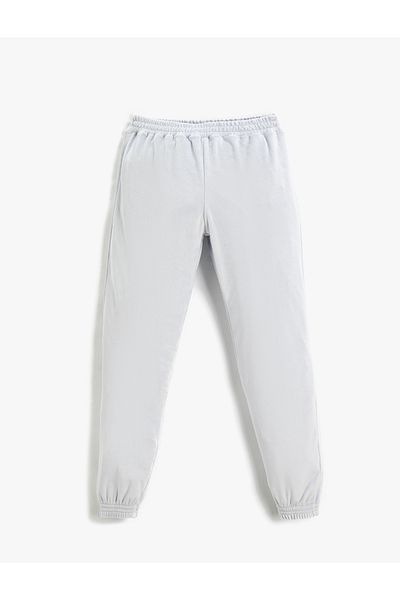 Koton Velvet Jogger tepláky s elastickým pasem