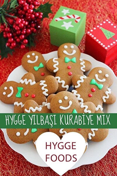 Hyggefoods Hygge Yılbaşı Kurabiye Mix - Zencefilli Ince Kurabiye Gingerbread Süpermix Limited Edition