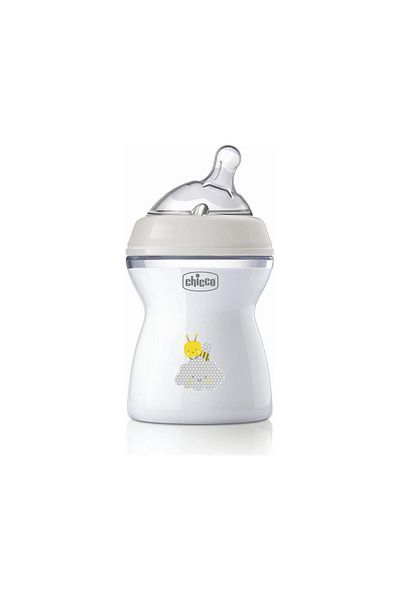 Chicco زجاجة أطفال منقوشة من Naturalfeeling Pp سعة 250 مل لمدة شهرين