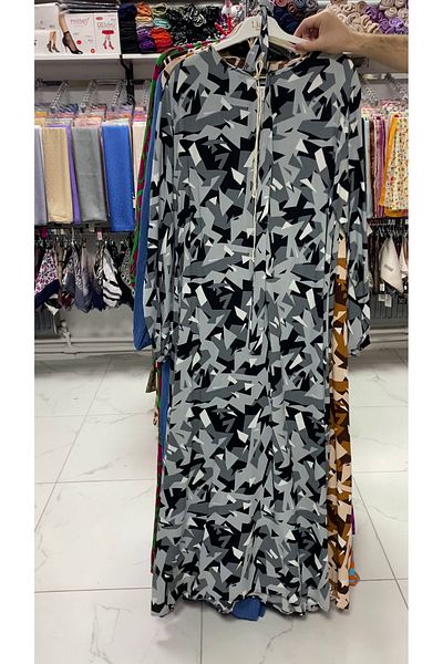 Zeynep Butik Γυναικείο Μουσουλμανικό Εποχιακό Φόρεμα Βισκόζης 1320
