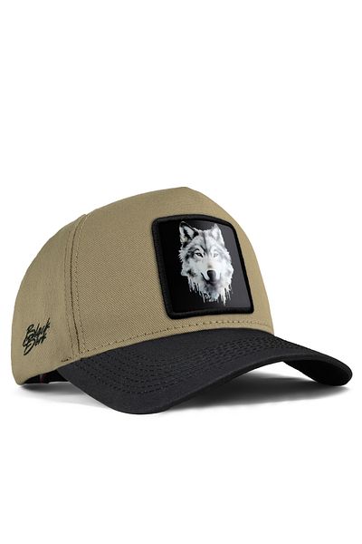 BlackBörk Бейзболна шапка V1 Wolf Logo Black-norka