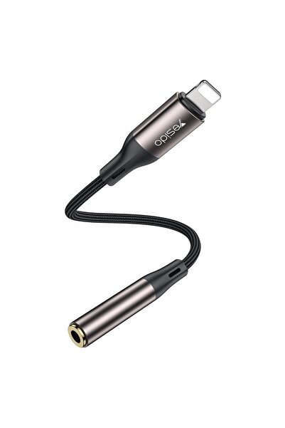Yesido YAU45 İphone Lightning to Aux Jack Kulaklık Dönüştürücü Çevirici Kablo