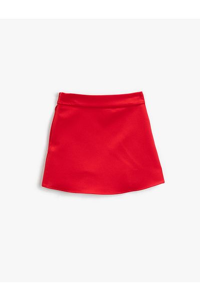 Koton Mini Skirt Frilled Double Breasted Zipper Closure