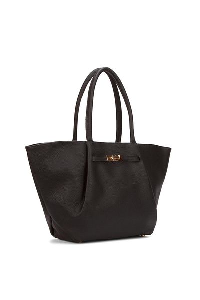BAHELS Women's Black Lock Detailed Hand and Shoulder Bag