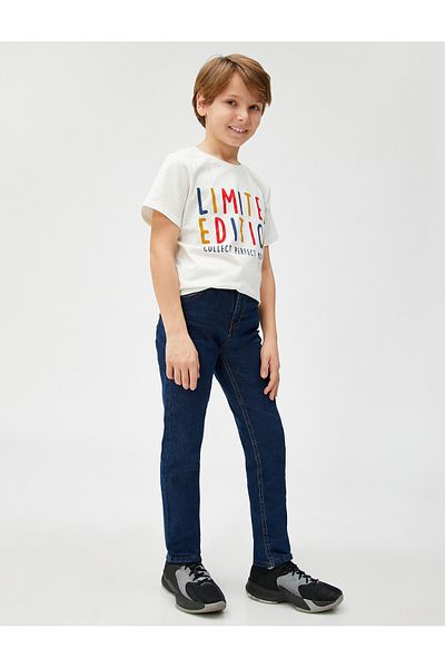 Koton Skinny Jeans - Skinny Jeans with Adjustable Elastic Waist