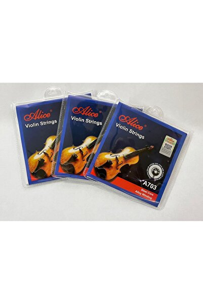 Alice A703 Violin String Set- 3 Sets(Pack)