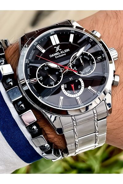 Daniel Klein All Functions Active Exculısıve Men Wrist Watch Bracelet Gift