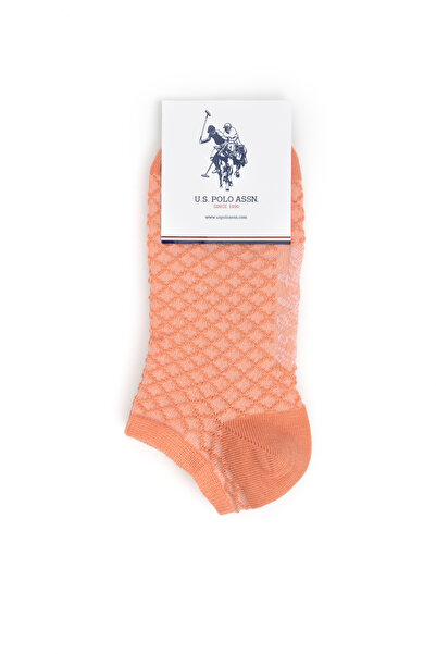 U.S. Polo Assn. U.S. Polo Assn. Set of 2 Salmon Booties Socks