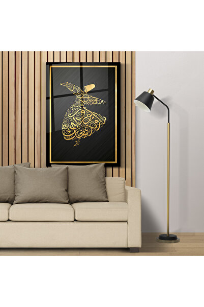 Genel Markalar 'Ya Olduğun Gibi Görün Ya Göründüğün Gibi Ol' Mevlana Sözü Dikey Cam Tablo