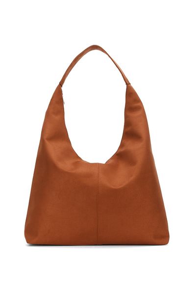 BAHELS Τσάντα ώμου Camel Suede μεγέθους Xl