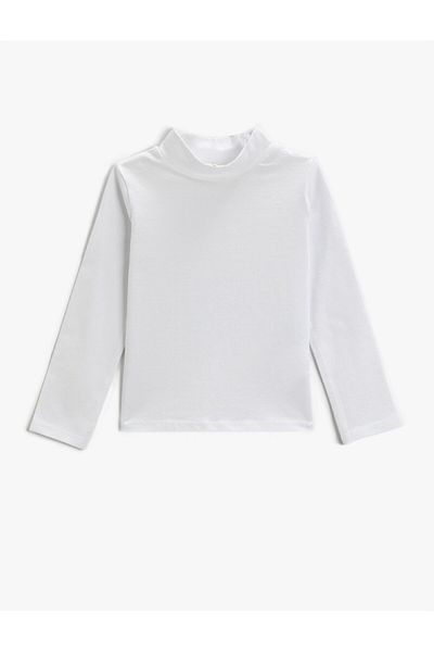 Koton Basic Half Turtleneck T-Shirt Long Sleeve Cotton
