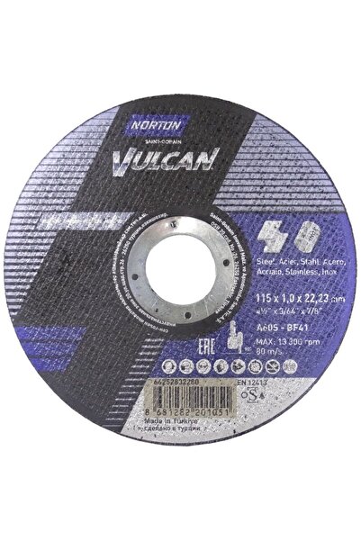 Norton Vulcan Metal Kesici Disk 115x1.0x22.23mm
