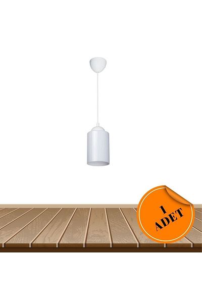 MHK Collection Rustic Acrylic White Mica Glass 4-Piece Living Room Kitchen Bathroom Pendant Lamp Chandelier