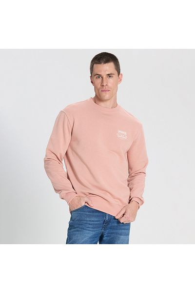 WRANGLER Φούτερ με κανονική εφαρμογή Kesim Bisiklet Yaka Pembe