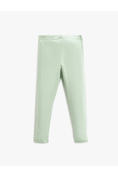 Koton Colanți cu imprimeu detaliat cu sclipici în talie elastică