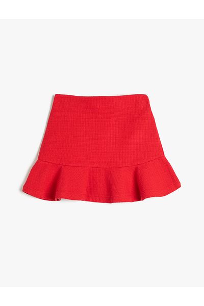 Koton 3skg70039aw Girl Child Skirt Red