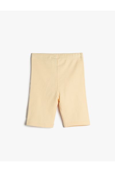 Koton Leggings Bermuda derék rugalmas derék zsinóros pamut
