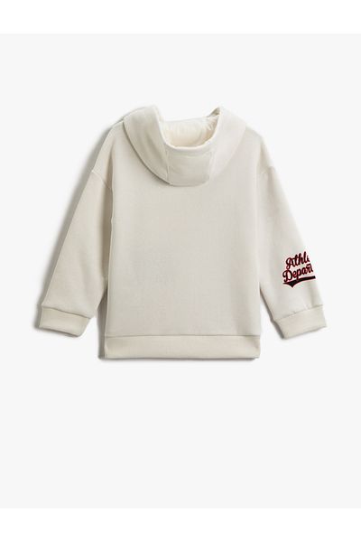 Koton College Hooded Sweatshirt