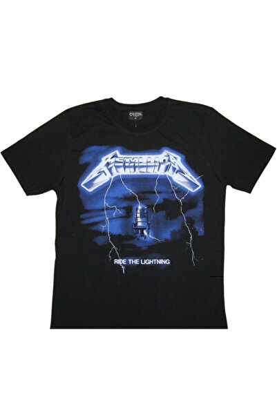 orijintex Tricou pentru bărbați Metallica Black-Ride the Lightning